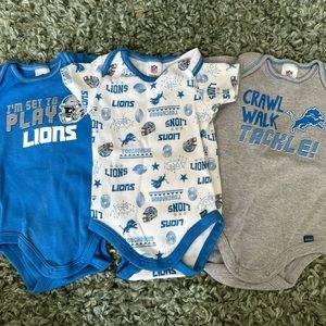Detroit Lions onesies